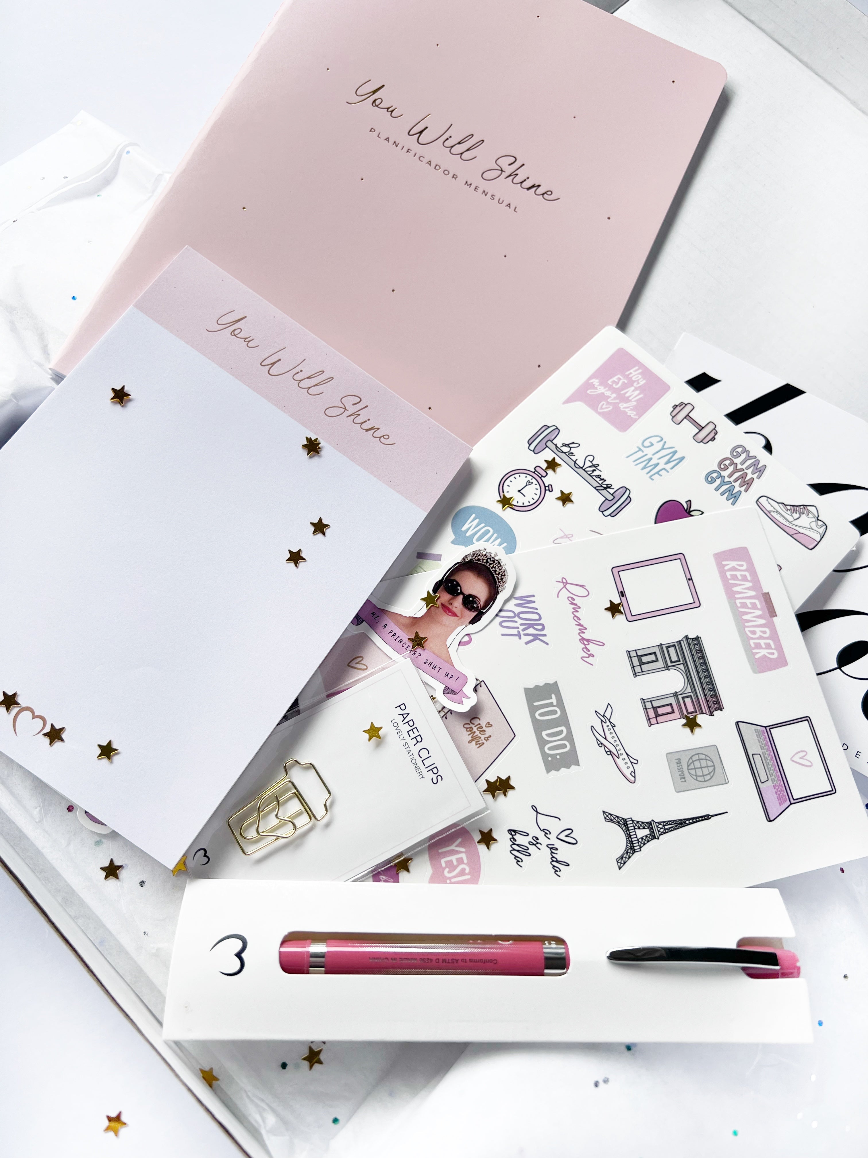 Stationery Box Stationery Set, Blush Pink Letterbox Gift, Pink Stationery, lovely Stationery