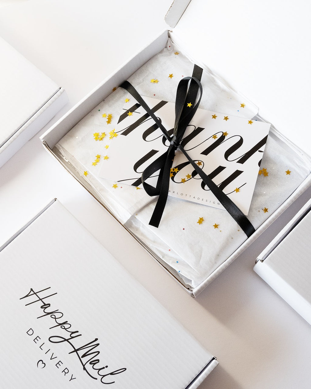 Stationery Box Stationery Set, Blush Black Letterbox Gift, Black Stationery, lovely Stationery